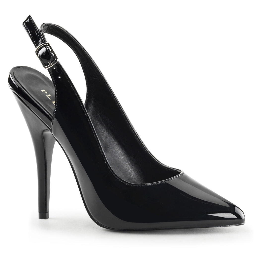 High heel stiletto 5" pointy slingback court shoes pleaser seduce 317