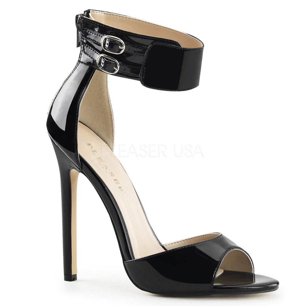 Stiletto high heel 5" ankle strap buckle sandals Pleaser Sexy 19 shoes 3-11