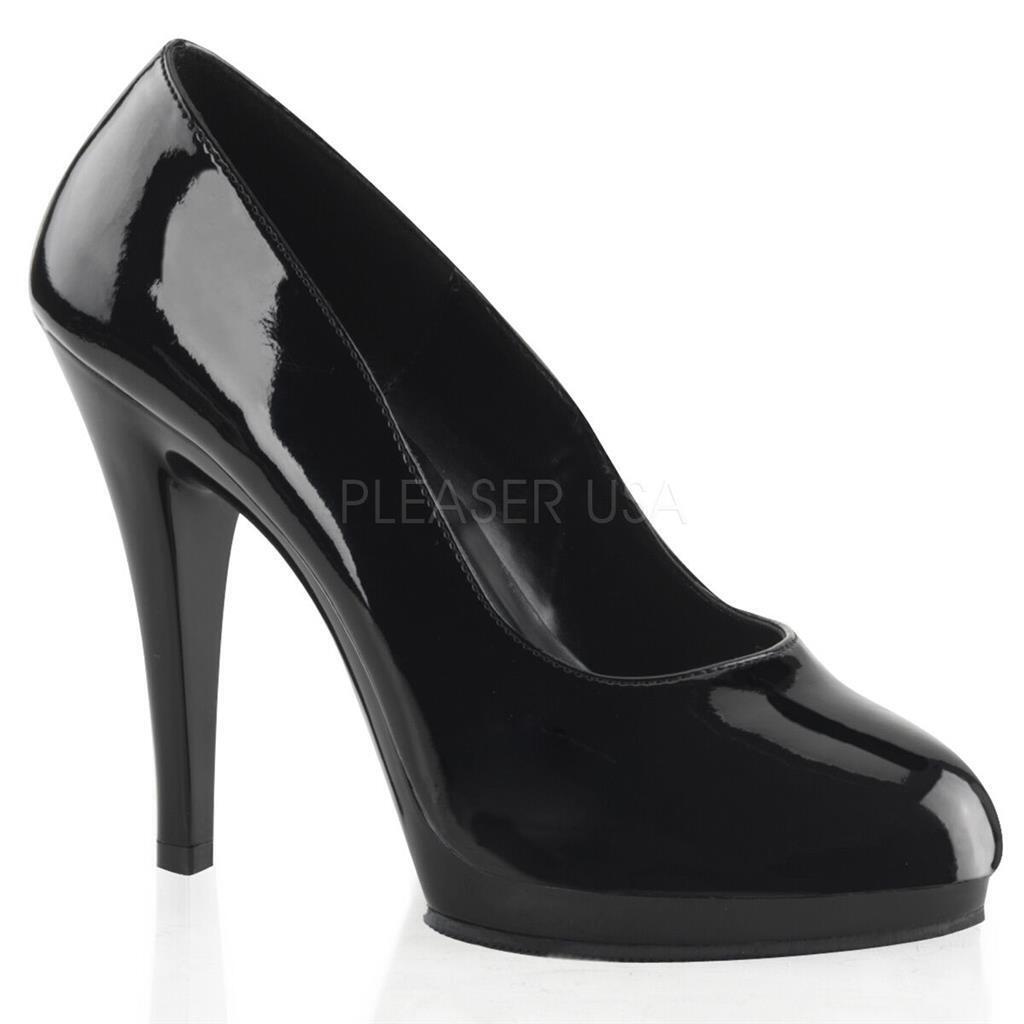 High heel court shoes drag queen transvestite Pleaser Flair 480 sizes 3-13