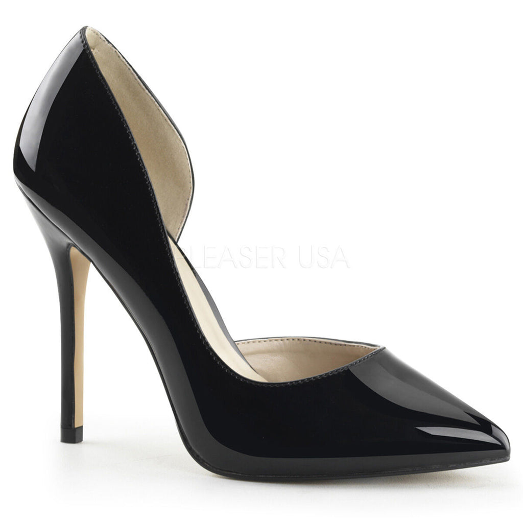 Stiletto high heel 5" pointed court shoes d'orsay fashion Pleaser Amuse 22