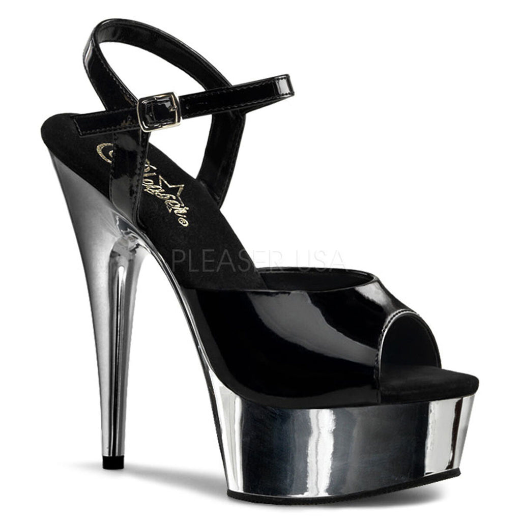 Stiletto high heel platform pole dancing lap dancer shoes Pleaser Delight 609