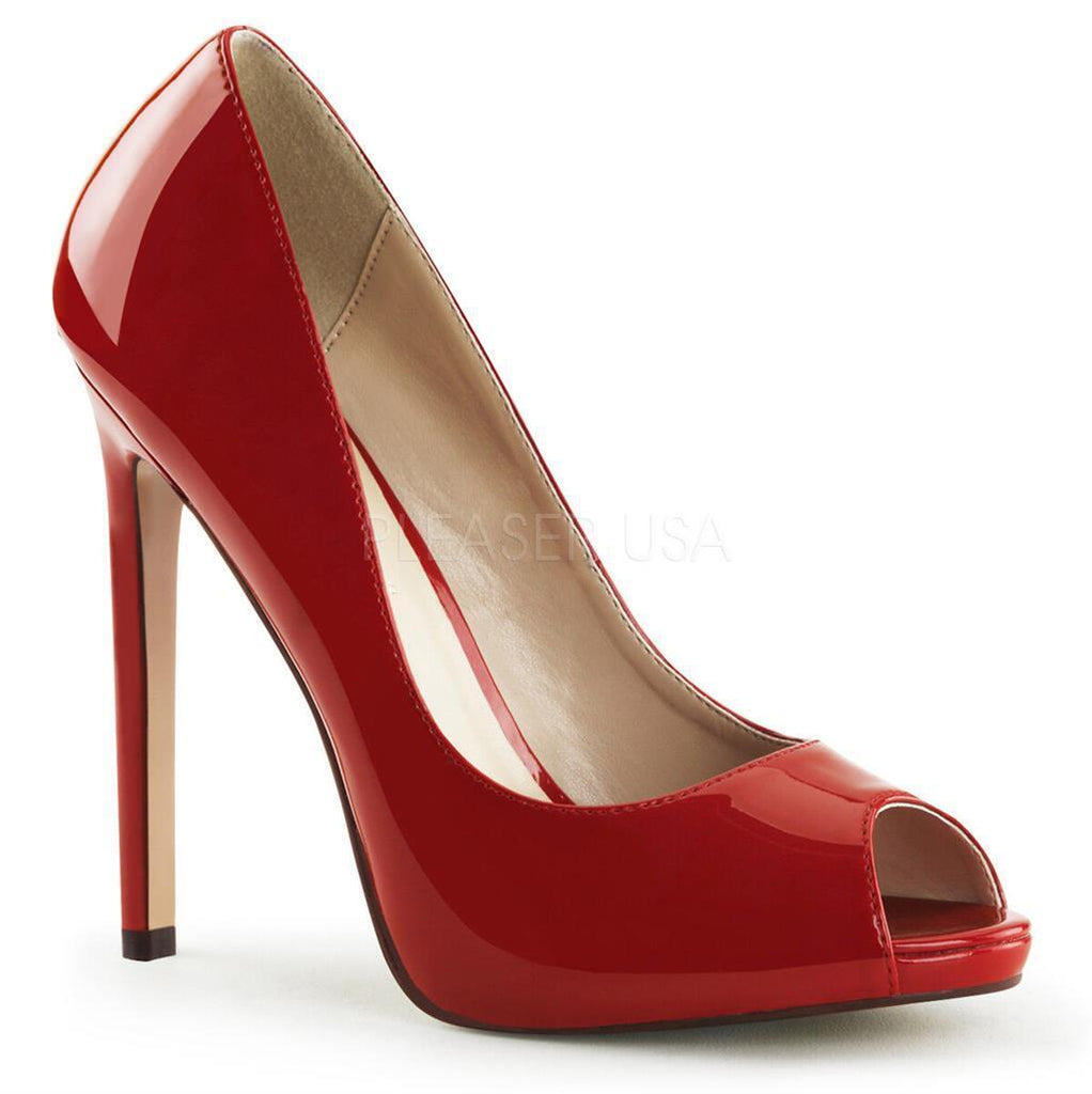 Stiletto high heel peeptoe 5" platform court shoes Pleaser Sexy 42 sizes 3-11