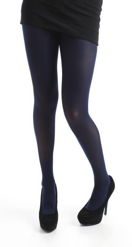 120 denier opaque Pamela Mann black navy tights plus size 16-32 one xl xxl xxxl