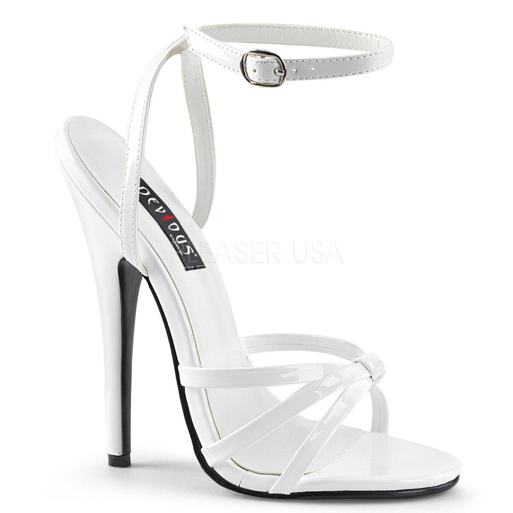 High heel stiletto sandals ankle strap 6" shoes Pleaser Domina 108 sizes 3-13