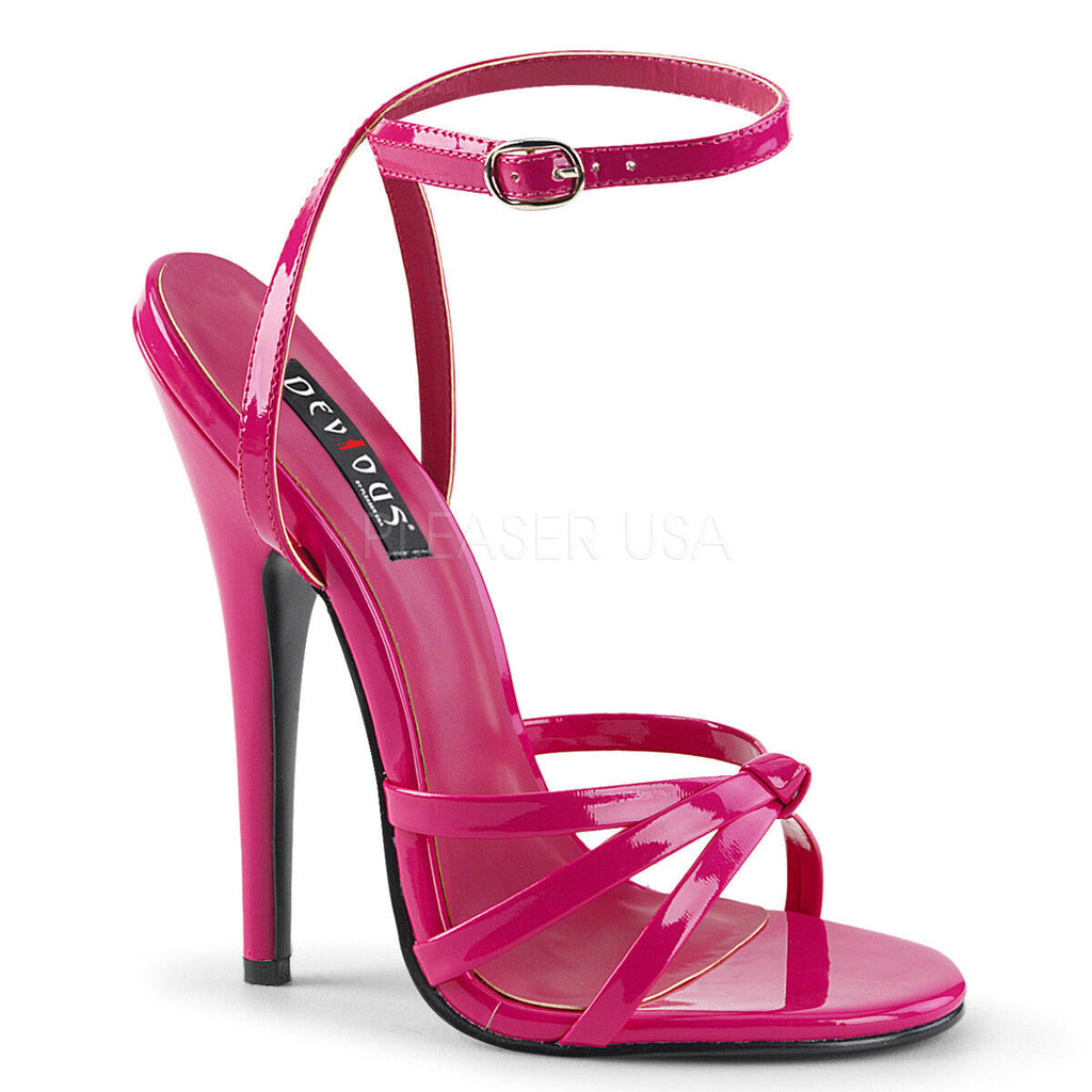 High heel stiletto sandals ankle strap 6" shoes Pleaser Domina 108 sizes 3-13