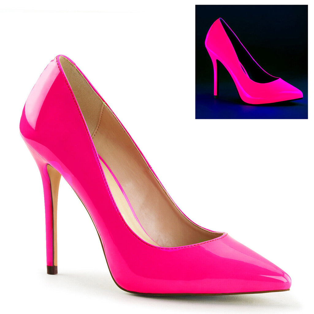 High heel stiletto 5" pointed toe court shoes Fashion Pleaser Amuse 20