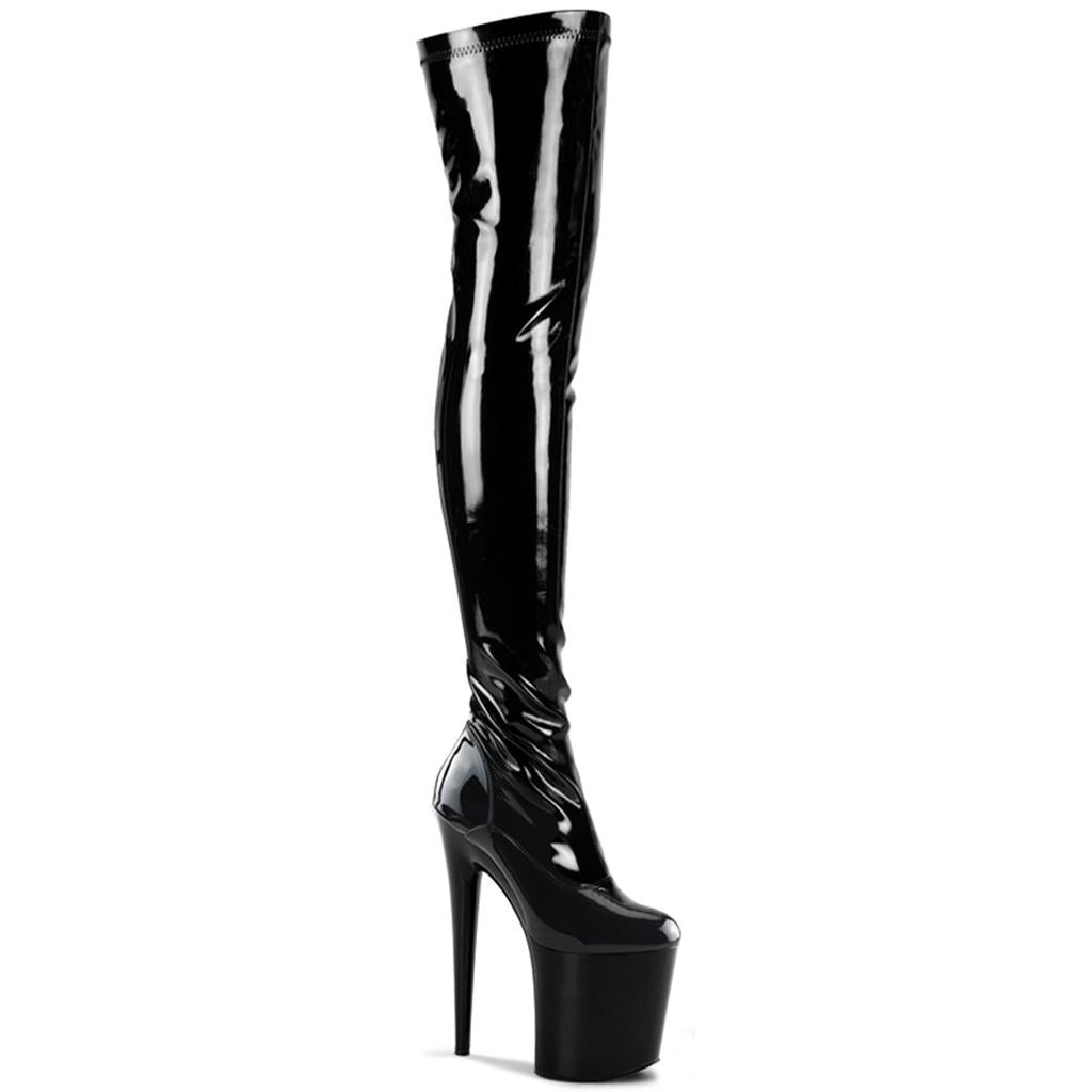 High heel stiletto platform 8" thigh boots Pleaser Flamingo 3000