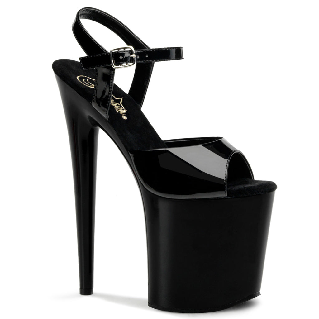 High heel stiletto platform 8" pole dancer shoes fetish pleaser flamingo 809