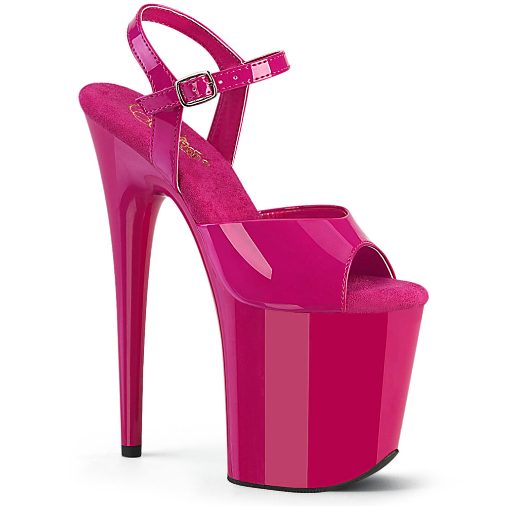 High heel stiletto platform 8" pole dancer shoes fetish pleaser flamingo 809