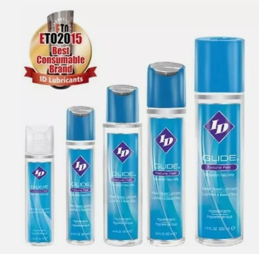 ID Glide Water Based Natural Feel Hypoallergenic Sex Lubricant
