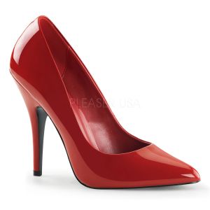 High heel stiletto 5" pointy toe court shoes Pleaser Seduce 420 sizes 4-13