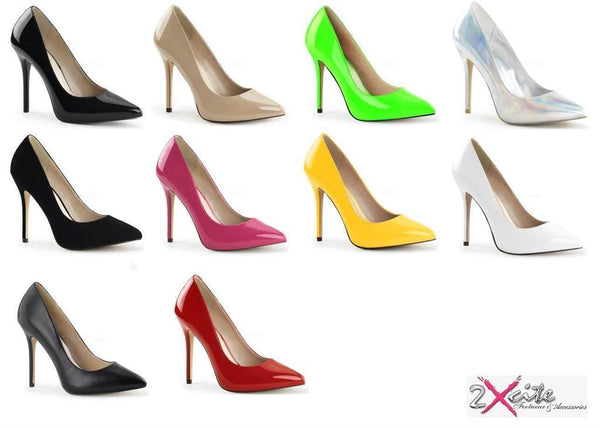 High heel stiletto 5" pointed toe court shoes Fashion Pleaser Amuse 20