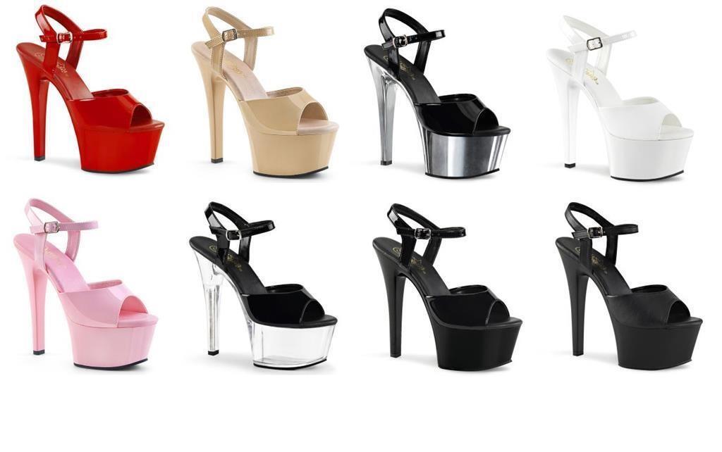 High heel platform peeptoe dancing stiletto sandals shoes pleaser Aspire 609