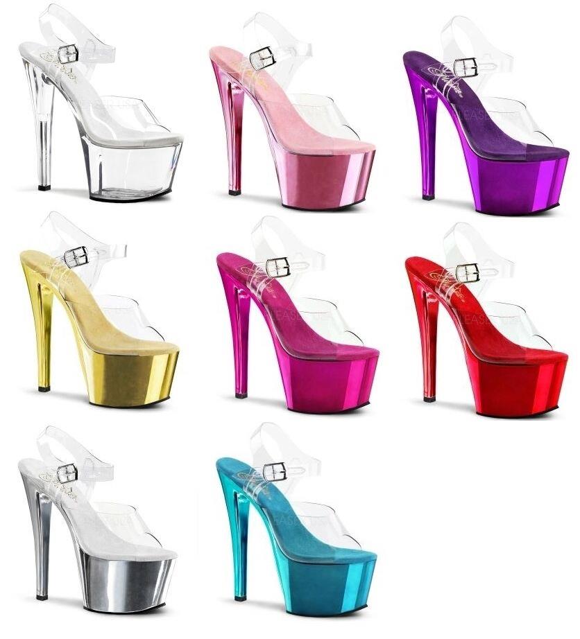 Stiletto high heel shoes platform pole dancing lap dancer Pleaser Sky 308